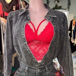 Charcoal Denim Shirt